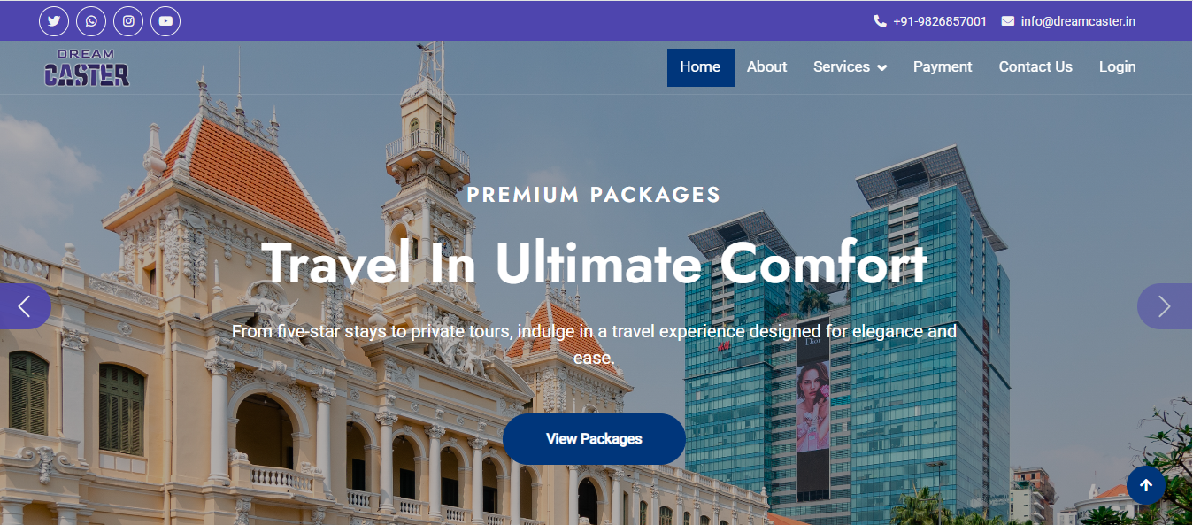Dreamcaster Travel Platform